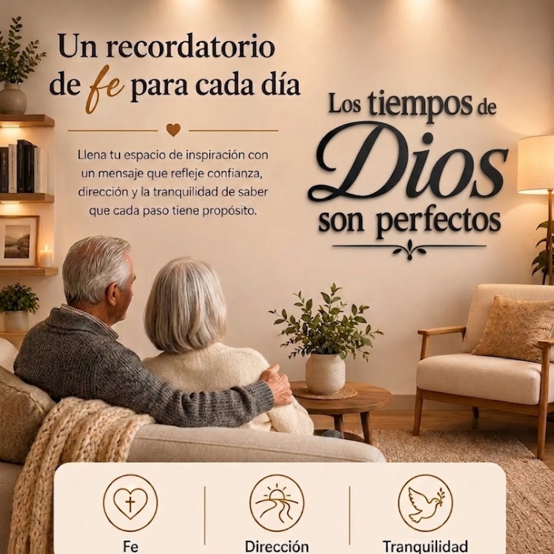 Tiempos de Dios | Decoración MDF
