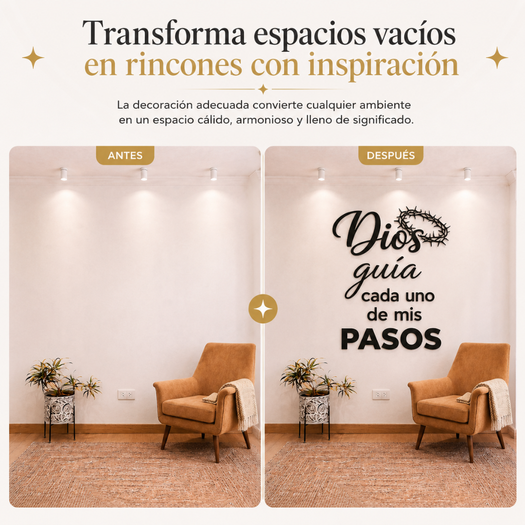 Frase decorativa cristiana