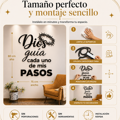 Frase decorativa cristiana