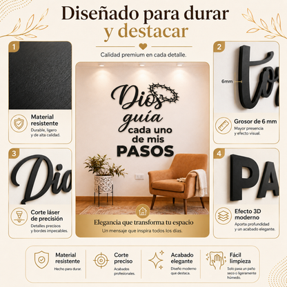 Frase decorativa cristiana