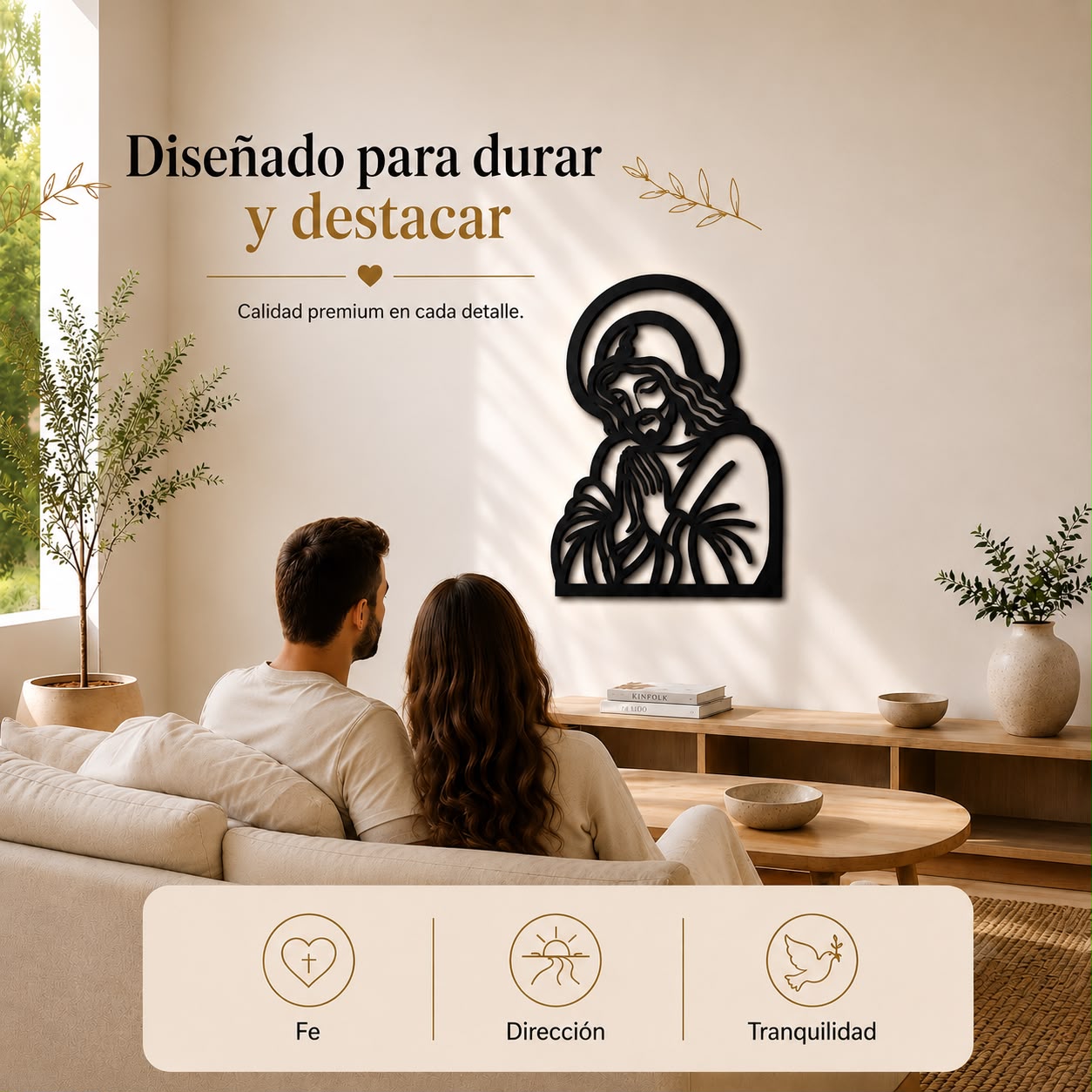 Jesús orando |Decoración de MDF