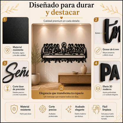 La Última Cena |Decoración de MDF