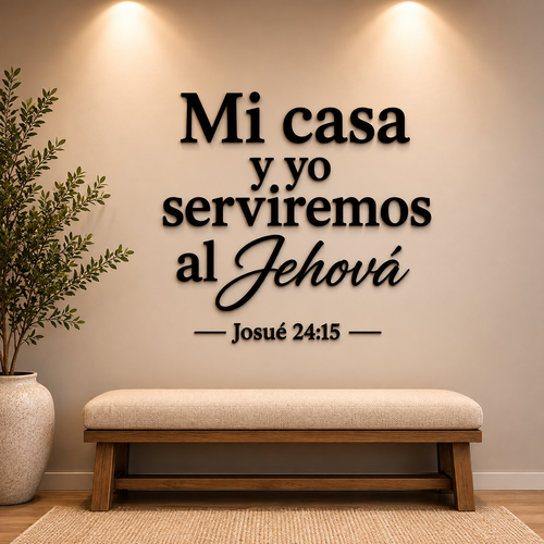Jehová 24:15 | Decoración MDF