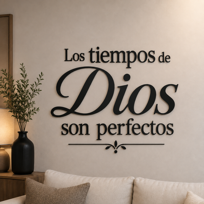 Tiempos de Dios | Decoración MDF